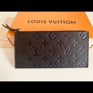 Authentic Louis Vuitton - Felicie Pochette - Insert Zip Coin Wallet